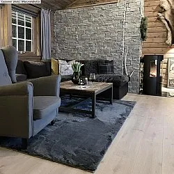 Koberce s dlhým vlasom - Aranga Super Soft Fur (antracit)