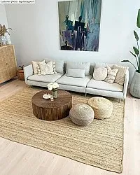 Jutový koberec - Pletenina (juta)