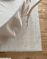 Vlnený koberec - Avafors Wool Bubble (béžový)