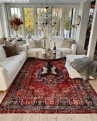 Koberec Wilton - Soussi (červený/multicolor)