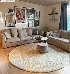 Koberce okrúhle - Aranga Super Soft Fur (béžová)