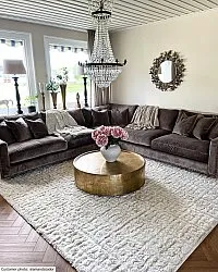 Koberce s chlupem - Parlos (offwhite)