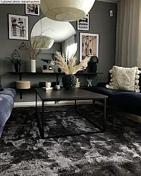 Koberce s dlhým vlasom - Aranga Super Soft Fur (antracit)