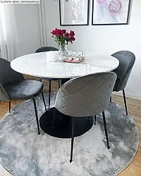 Koberce okrúhle - Aranga Super Soft Fur (šedá)