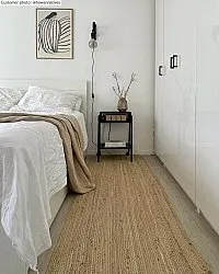 Jutový koberec - Pletenina (juta)