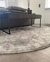 Koberce okrúhle - Cosy (strieborná)