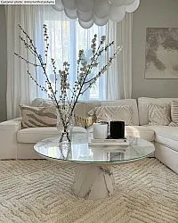 Koberec s dlhým vlasom - Monti (offwhite)