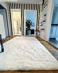 Koberce s dlhým vlasom - Cloud Super Soft (biela)