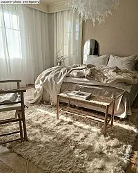 Koberce s dlhým vlasom - Janjira (offwhite)