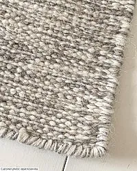 Vlnený koberec - Dhurry (šedý)