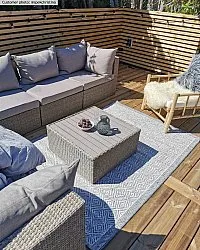 Koberec na vnútorné a vonkajšie použitie - Monsaraz (šedý)