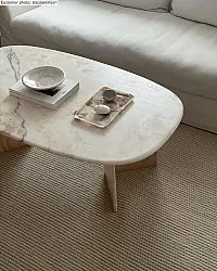 Vlnený koberec - Coastal (krémový)