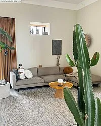 Vlnený koberec - Otago (čierna/biela)