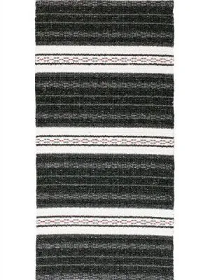 Plastové a vláknové koberce - Horredsmattan Asta Mix (čierna)