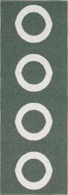 Plastové koberce - Horredsmattan Circus (tmavozelená)