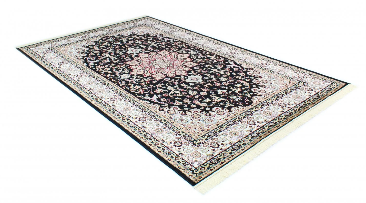 Wilton koberec - Gårda Oriental Collection Kerman (čierny)