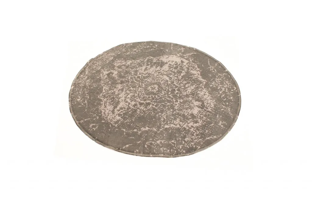 Koberec z kusov - Cassis (okrúhly) (šedý)