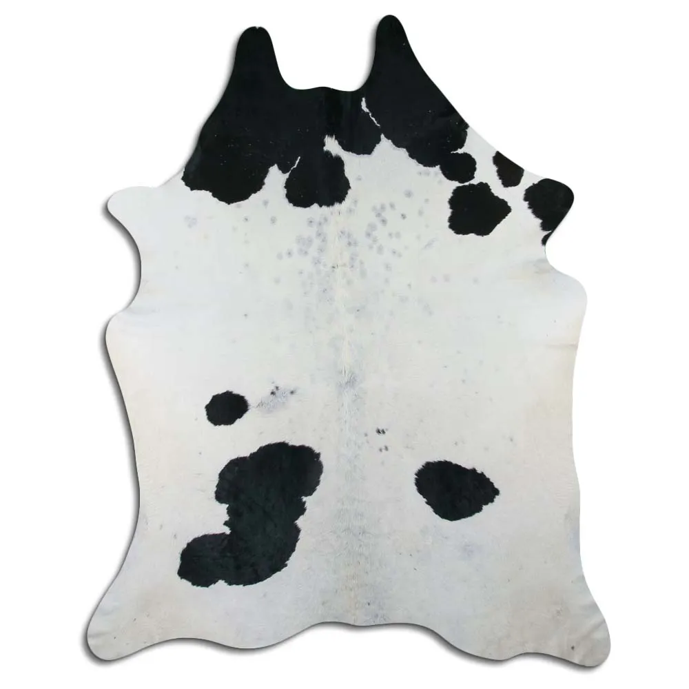 Hovädzia koža - Čierna/biela 52