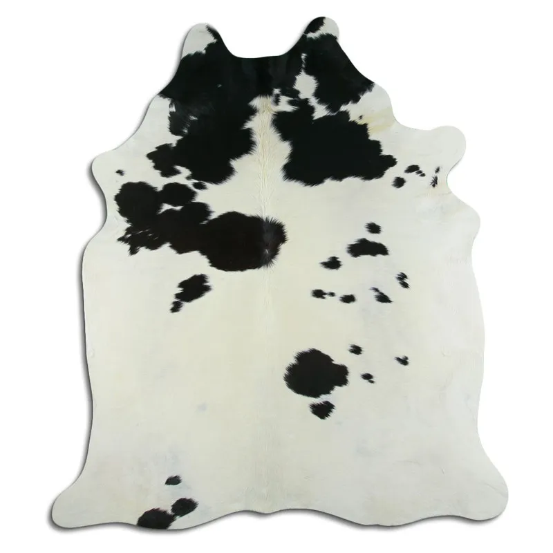 Hovädzia koža - Čierna/biela 1037