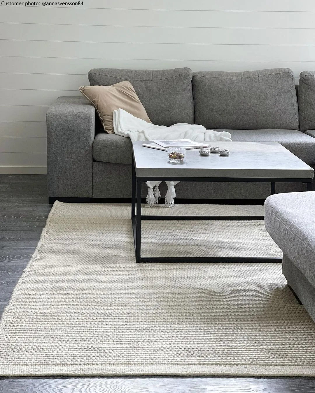 Vlnený koberec - Coastal (krémový)