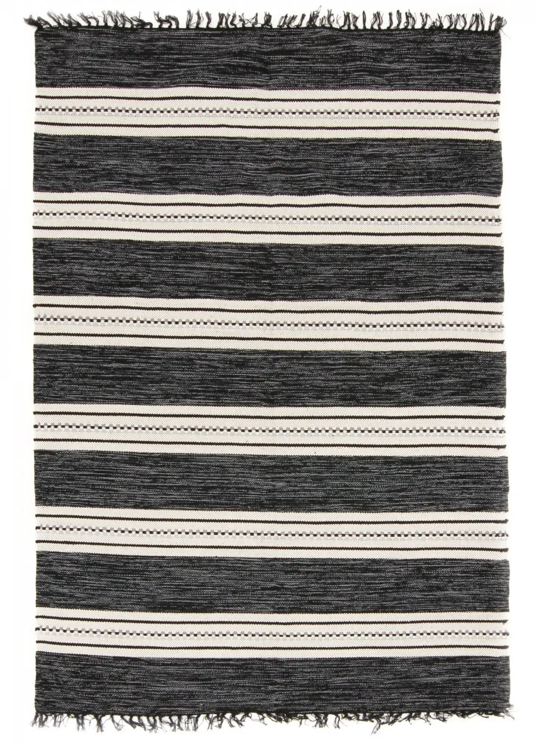 Koberec z kusov - Kajsa (čierny)