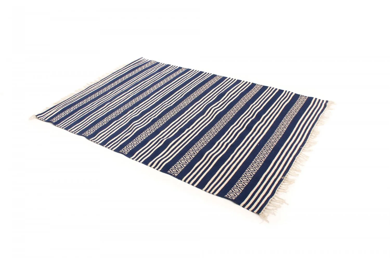 Koberec z kusov - Ystad (modrá)