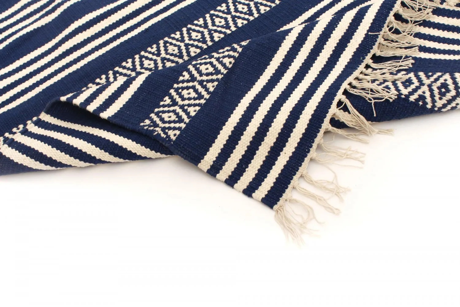 Koberec z kusov - Ystad (modrá)