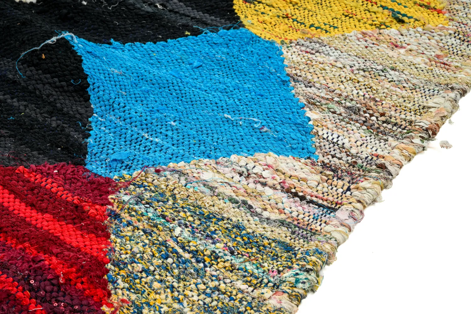 Koberec Berbere Marocký Boucherouite 140 x 270 cm