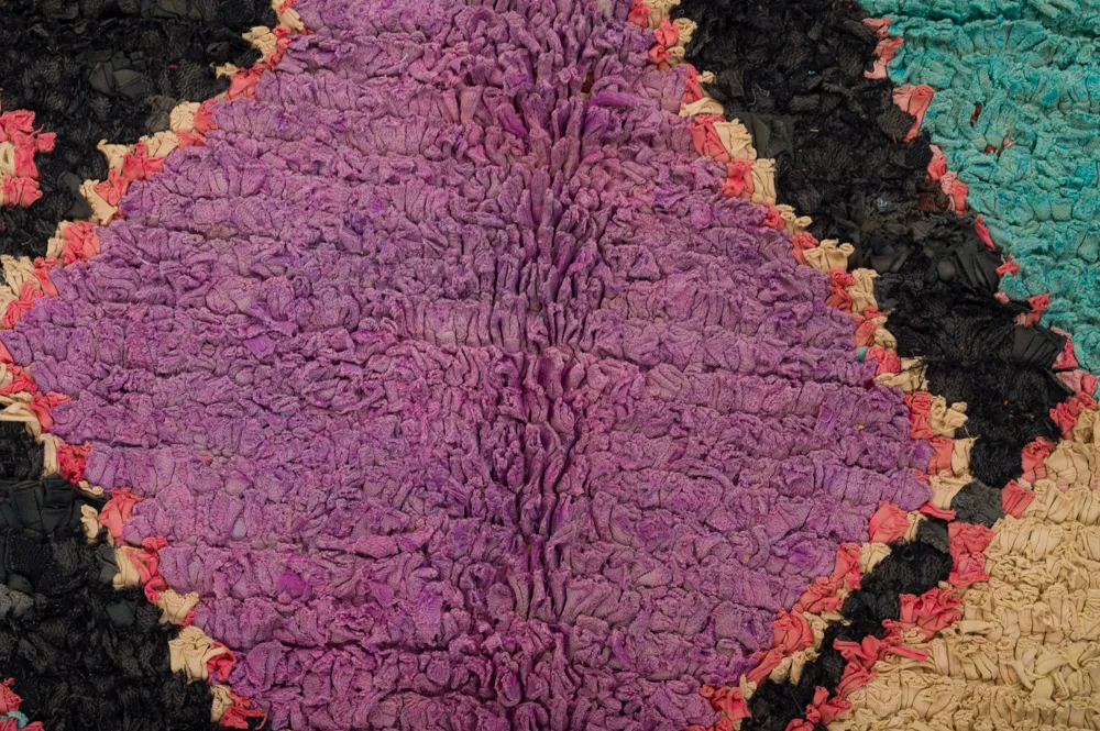 Koberec Berbere Marocký Boucherouite 235 x 135 cm