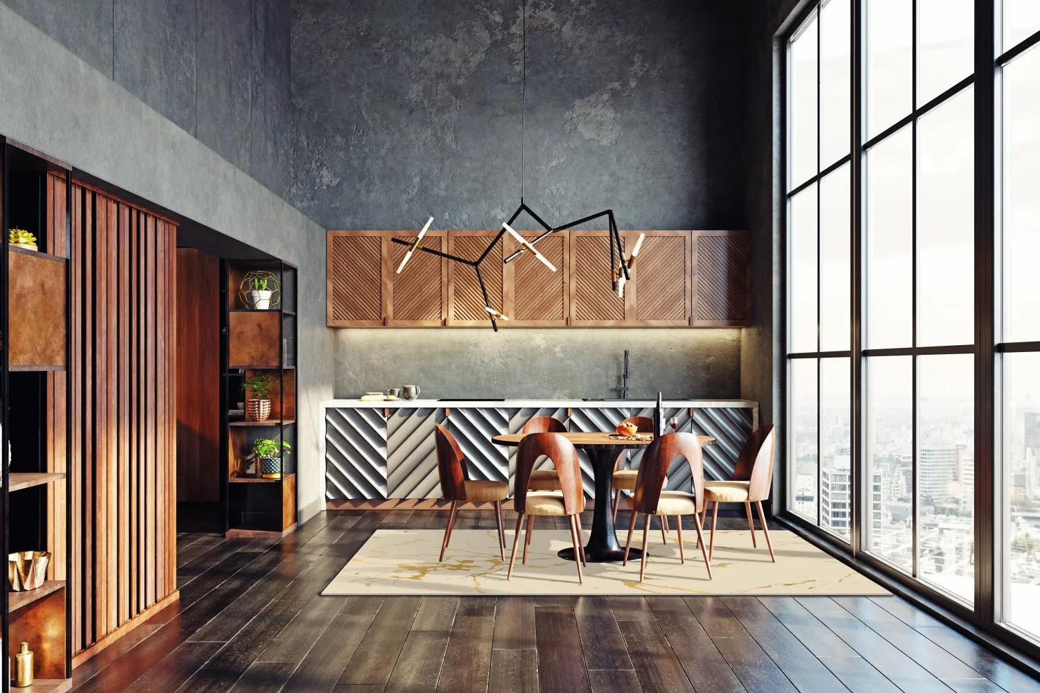 Koberec Wilton - Cesina (béžový/zlatý)