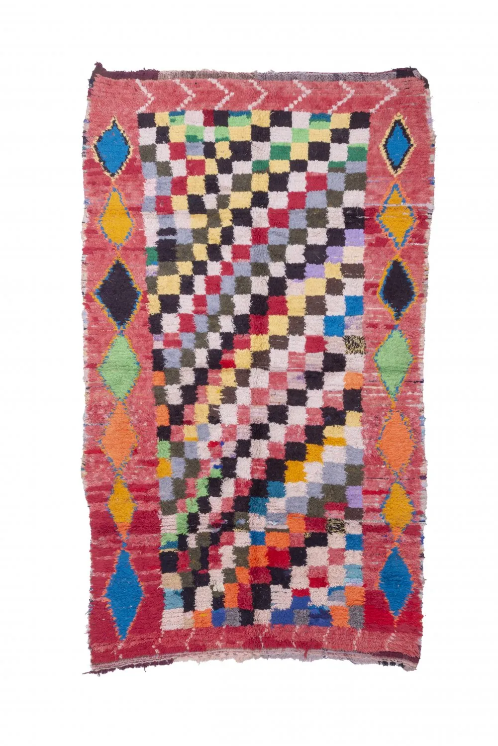 Marockansk Boucherouite-matta 240 x 140 cm