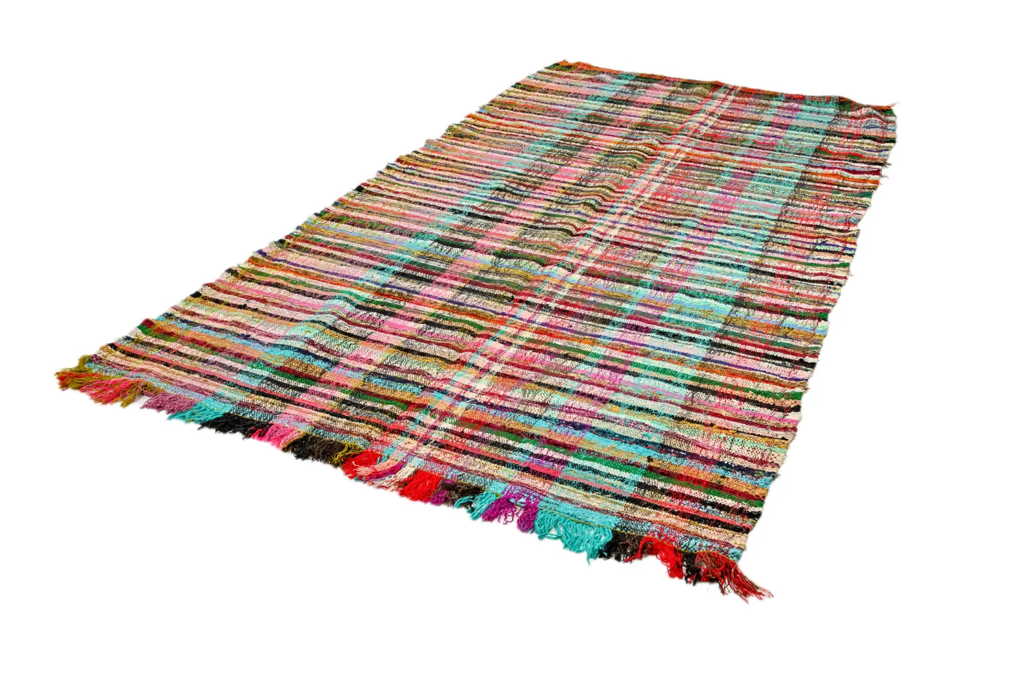 Koberec Berbere Marocký Boucherouite 160 x 300 cm