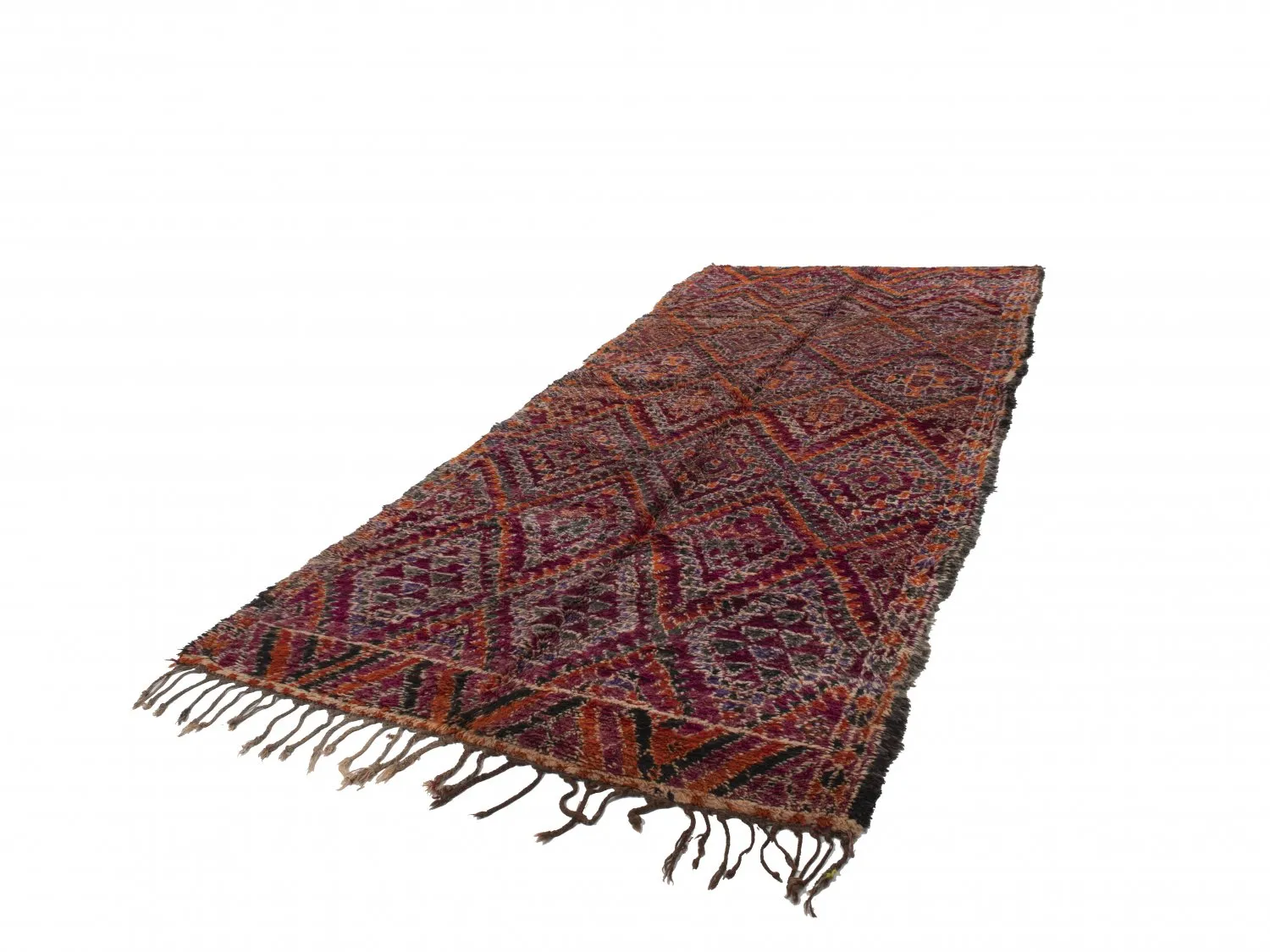 Kilimová rohož Marocký Azilal Špeciálna edícia 390 x 180 cm