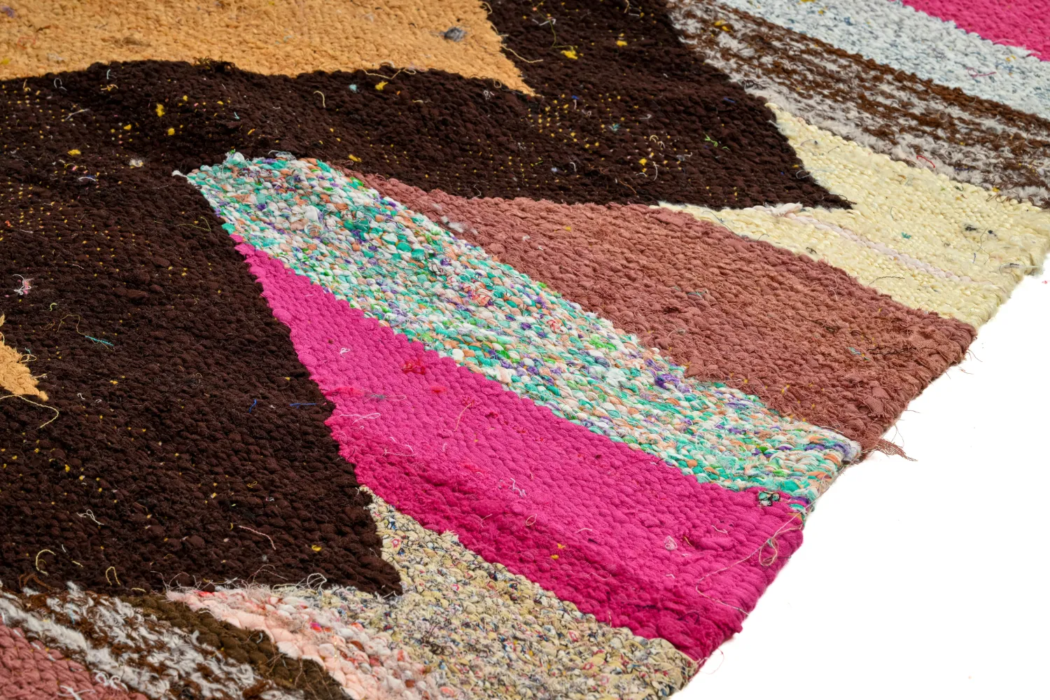 Koberec Berbere Marocký Boucherouite 155 x 260 cm