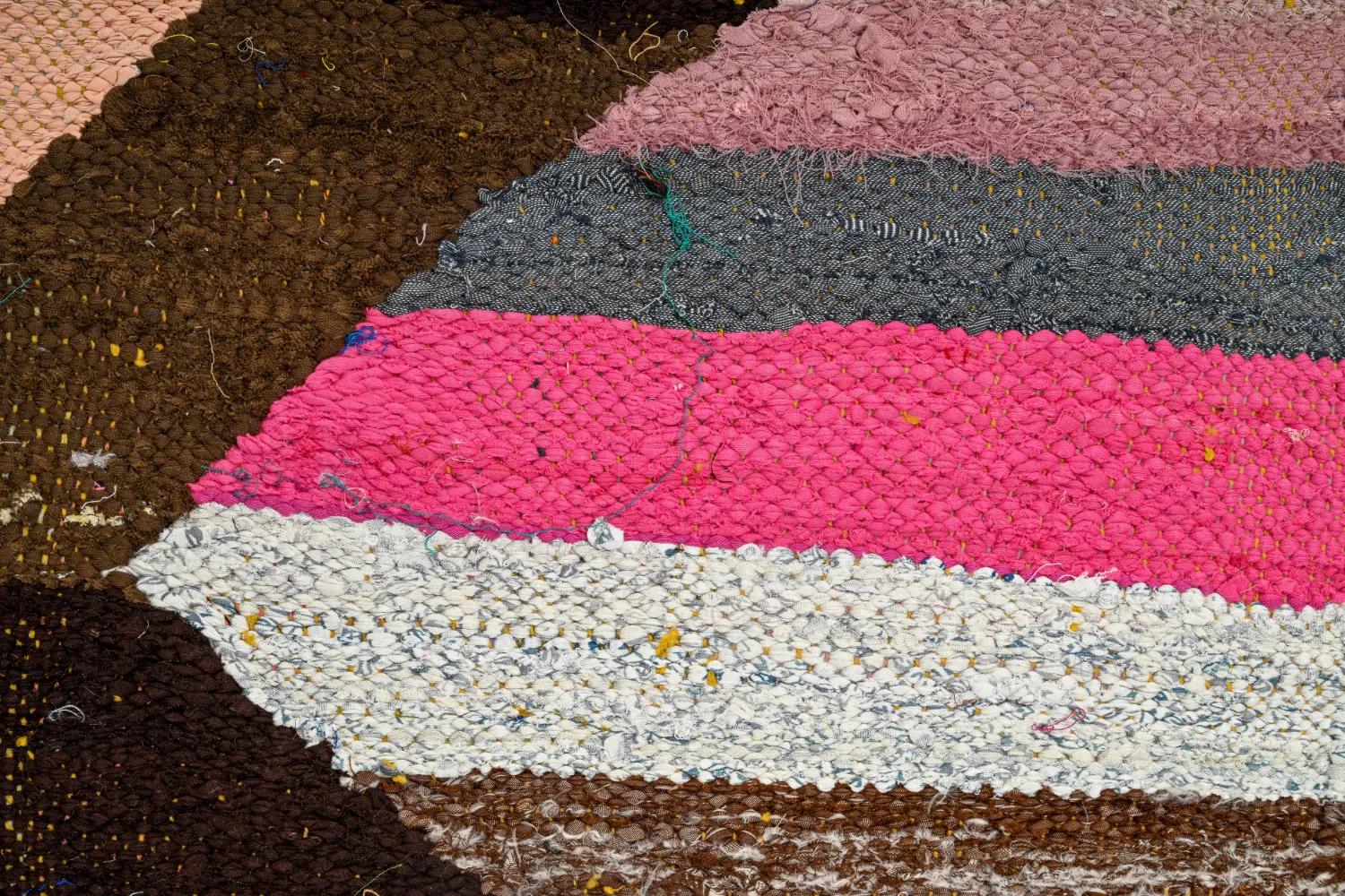 Koberec Berbere Marocký Boucherouite 155 x 260 cm