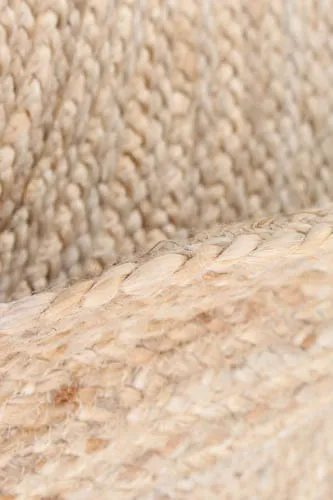 Runda mattor - Flätan (jute)