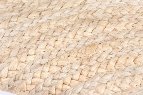 Runda mattor - Flätan (jute)