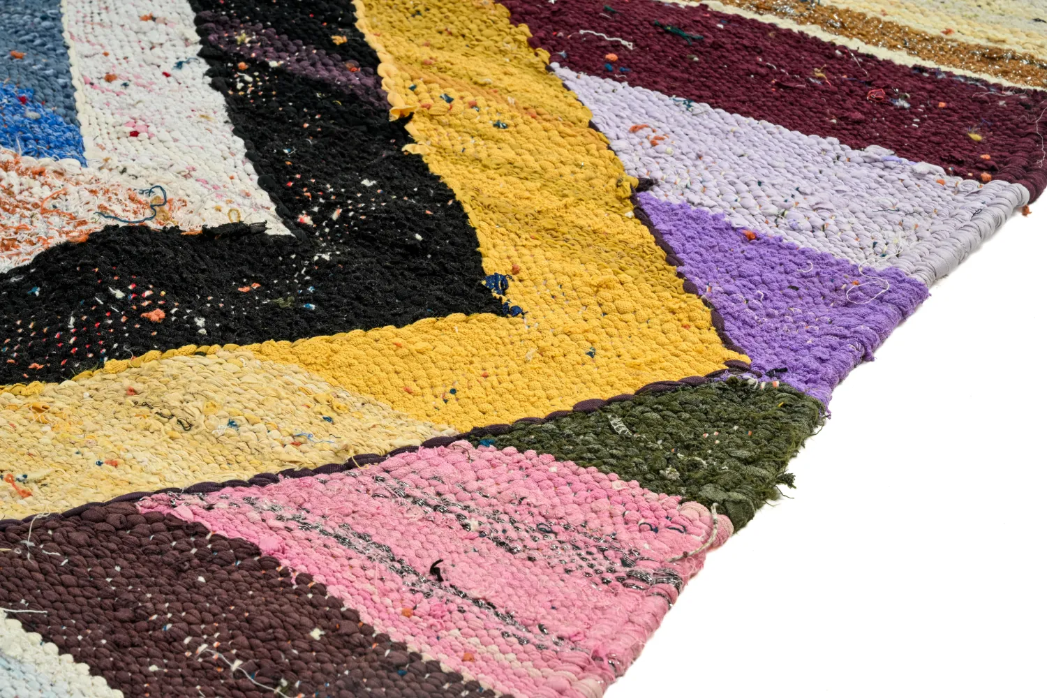 Koberec Berbere Marocký Boucherouite 135 x 260 cm
