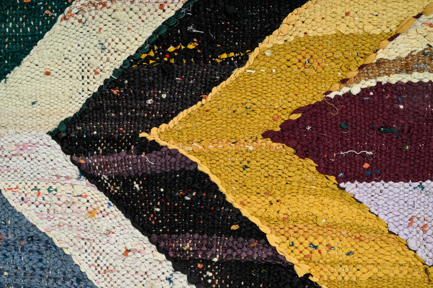 Koberec Berbere Marocký Boucherouite 135 x 260 cm
