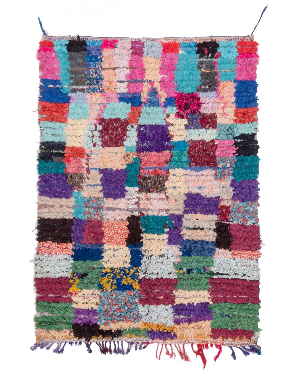Marockansk Boucherouite-matta 210 x 150 cm