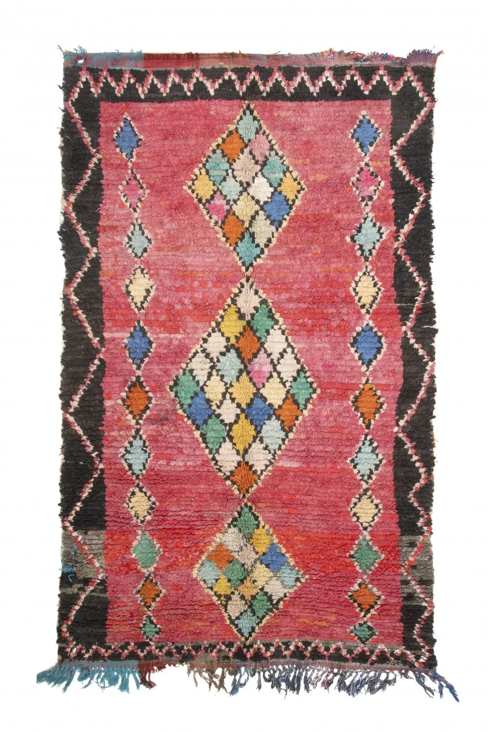 Marockansk Boucherouite-matta 270 x 170 cm