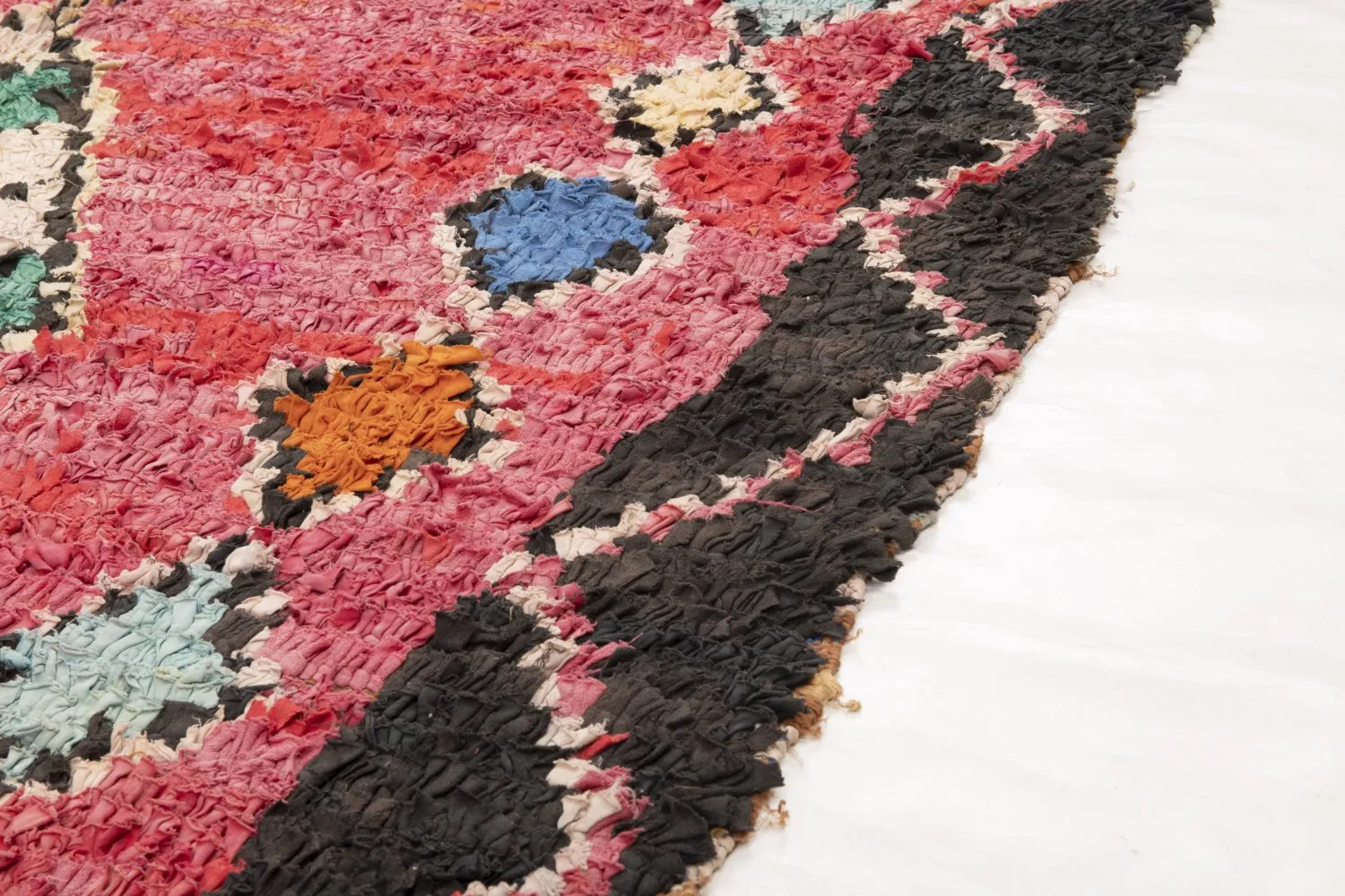 Marockansk Boucherouite-matta 270 x 170 cm