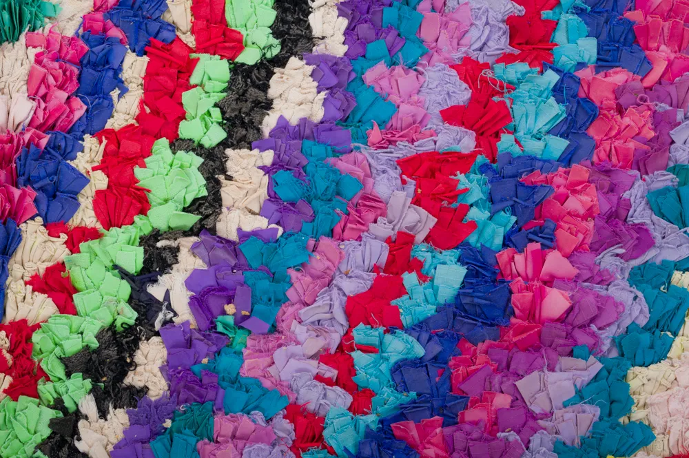 Koberec Berbere Marocký Boucherouite 270 x 145 cm