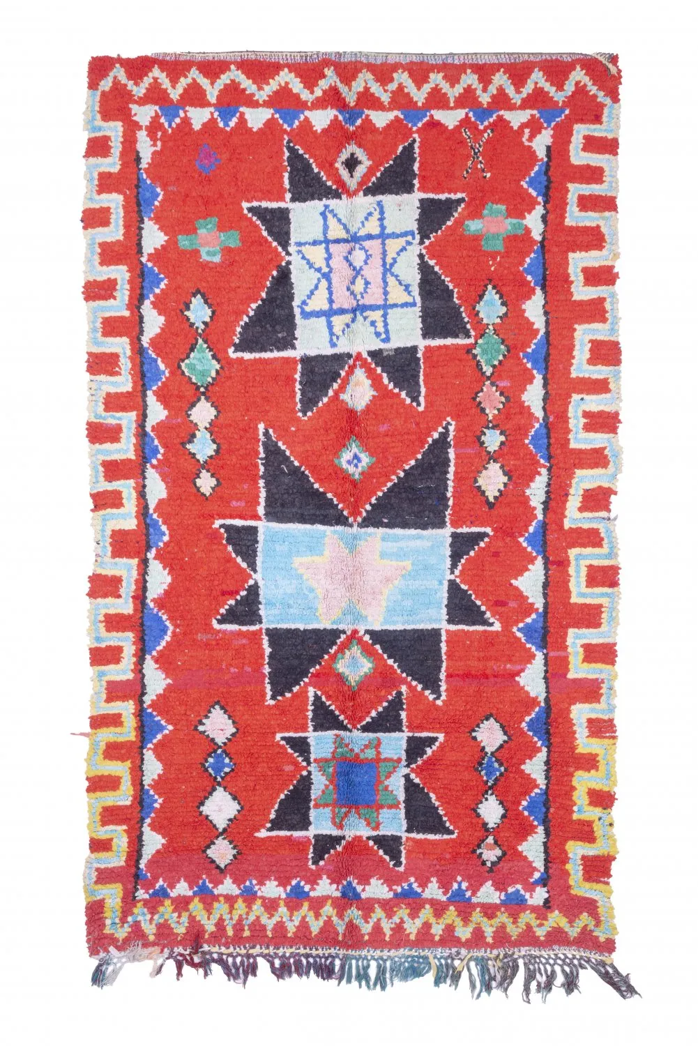 Marockansk Boucherouite-matta 275 x 170 cm