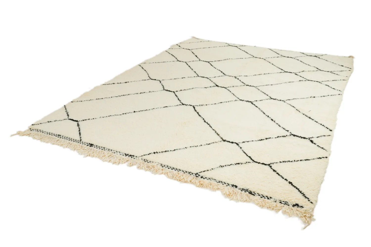 Kilimový koberec Marocký Beni Ourain 210 x 285 cm