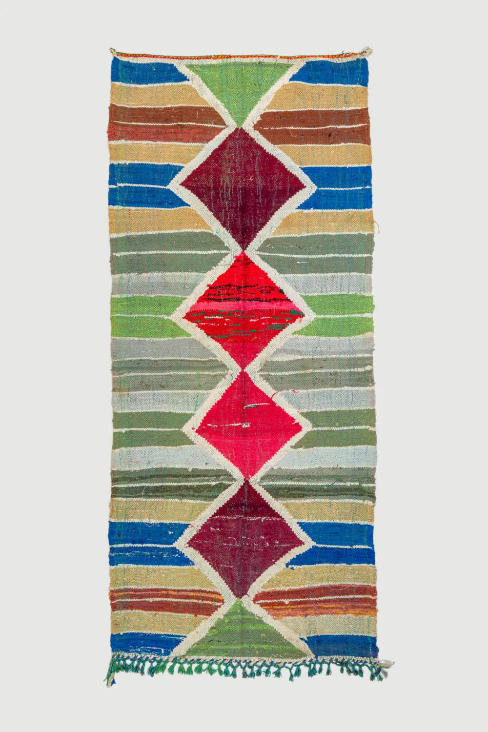 Koberec Berbere Marocký Boucherouite 120 x 280 cm