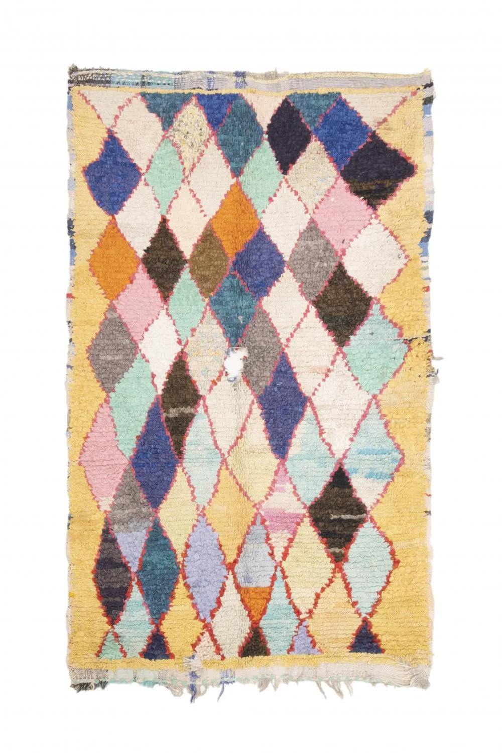 Marockansk Boucherouite-matta 200 x 120 cm