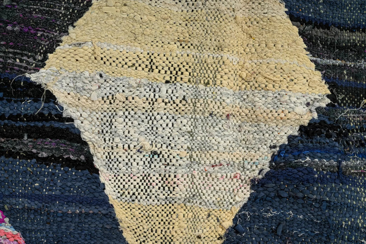 Koberec Berbere Marocký Boucherouite 155 x 285 cm