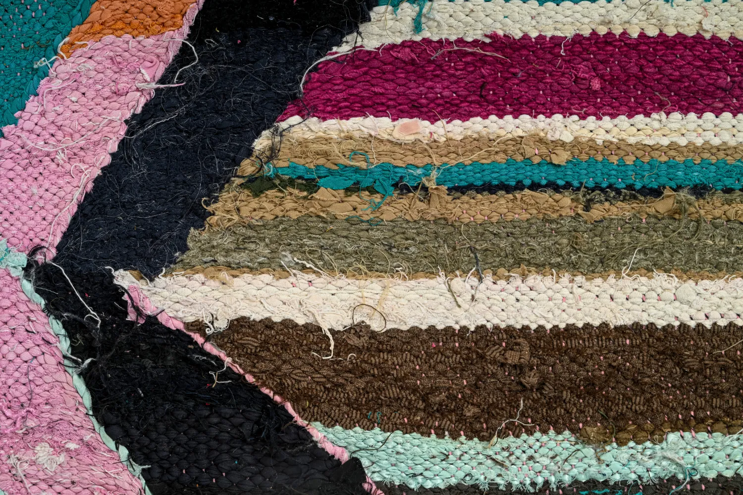Koberec Berbere Marocký Boucherouite 135 x 265 cm