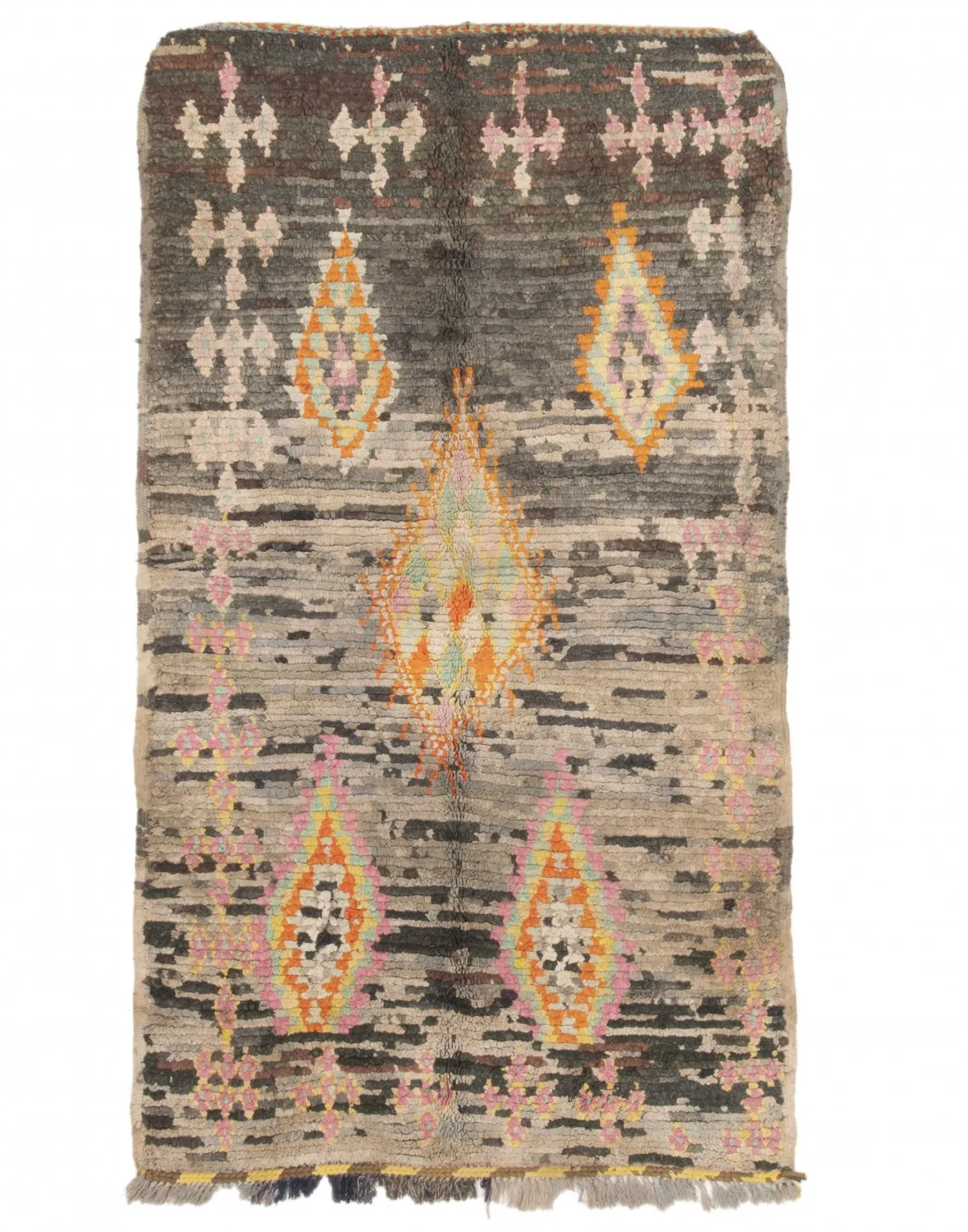 Marockansk Boucherouite-matta 195 x 110 cm